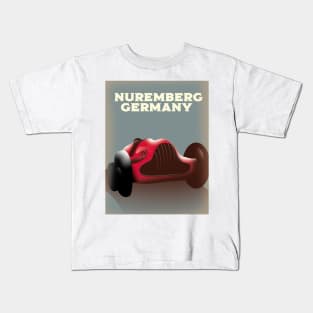 Nuremberg Germany Racing poster Kids T-Shirt